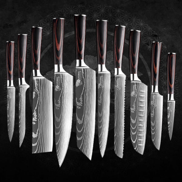 MOKUZAI - Set de couteaux
